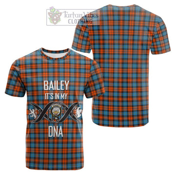 MacLachlan Ancient Tartan Cotton T-shirt with Family Crest DNA In Me Style