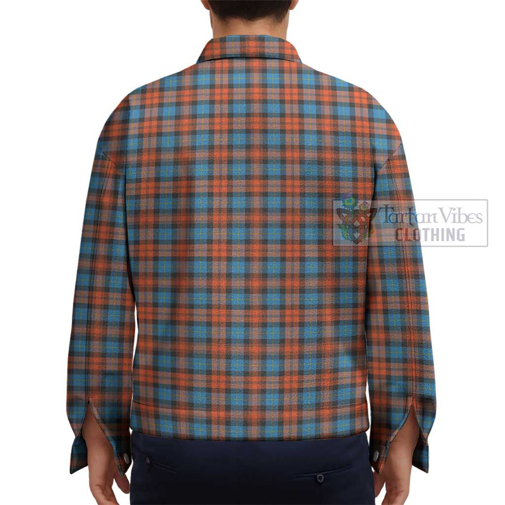 MacLachlan Ancient Tartan Unisex Lapel Cotton Jacket - Tartan Vibes Clothing