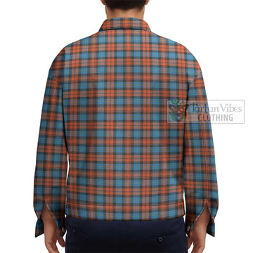 MacLachlan Ancient Tartan Unisex Lapel Cotton Jacket