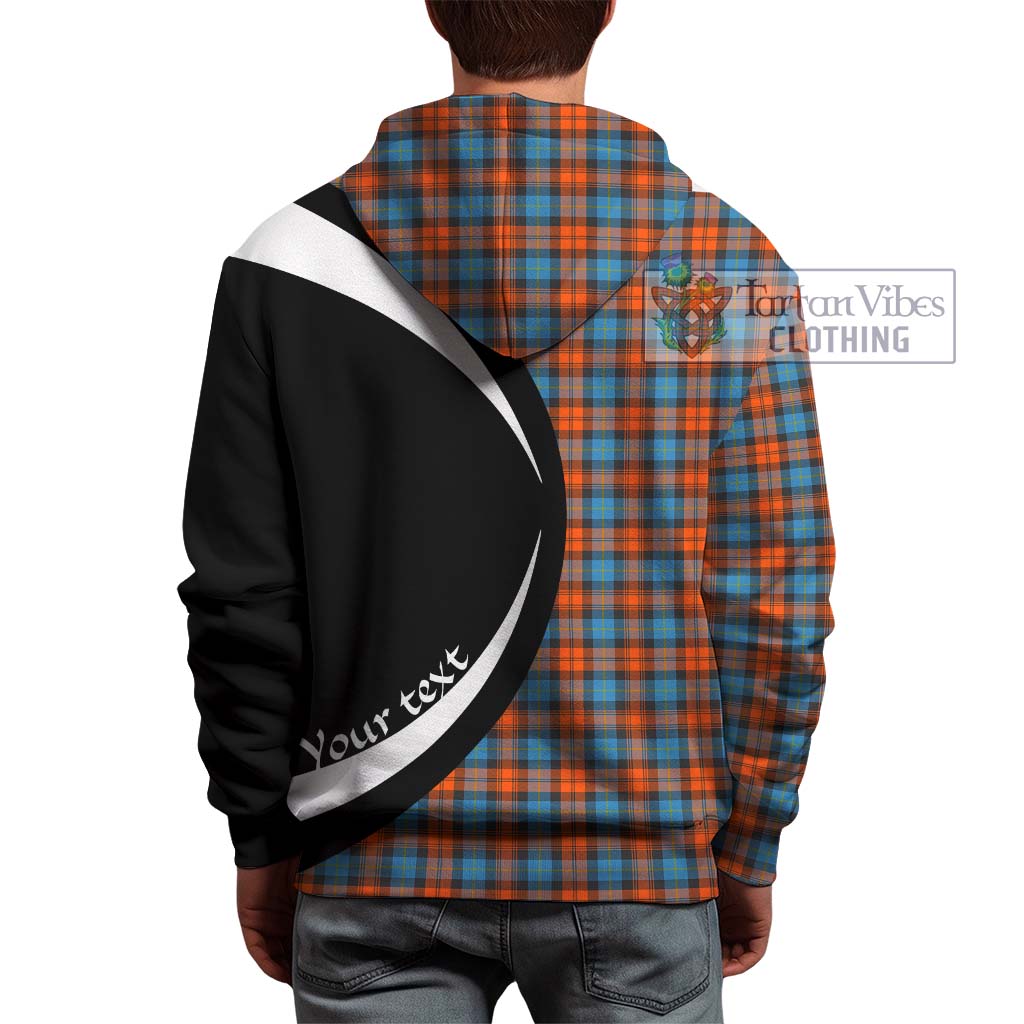 Tartan Vibes Clothing MacLachlan Ancient Tartan Hoodie with Family Crest Circle Style