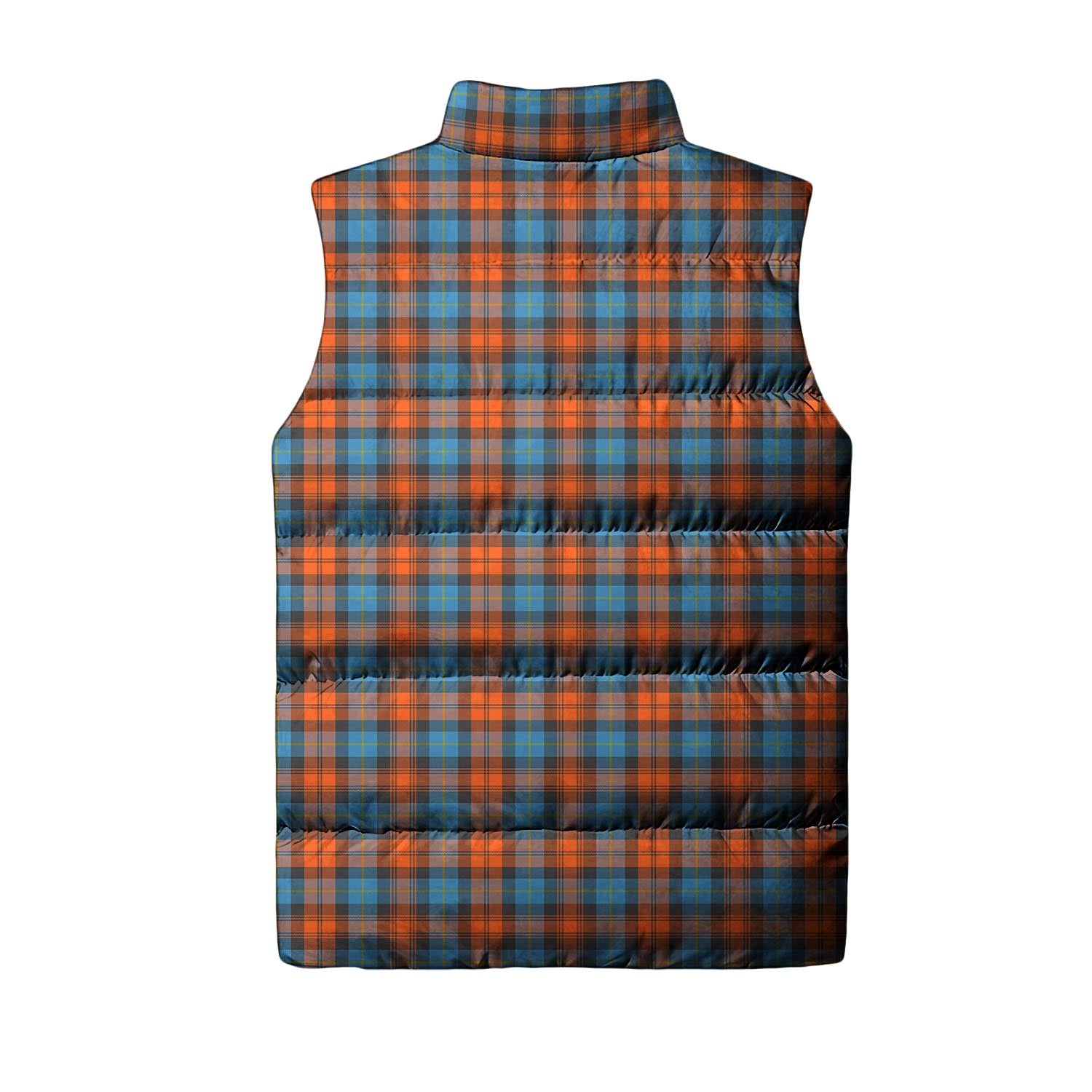 MacLachlan Ancient Tartan Sleeveless Puffer Jacket with Family Crest - Tartanvibesclothing