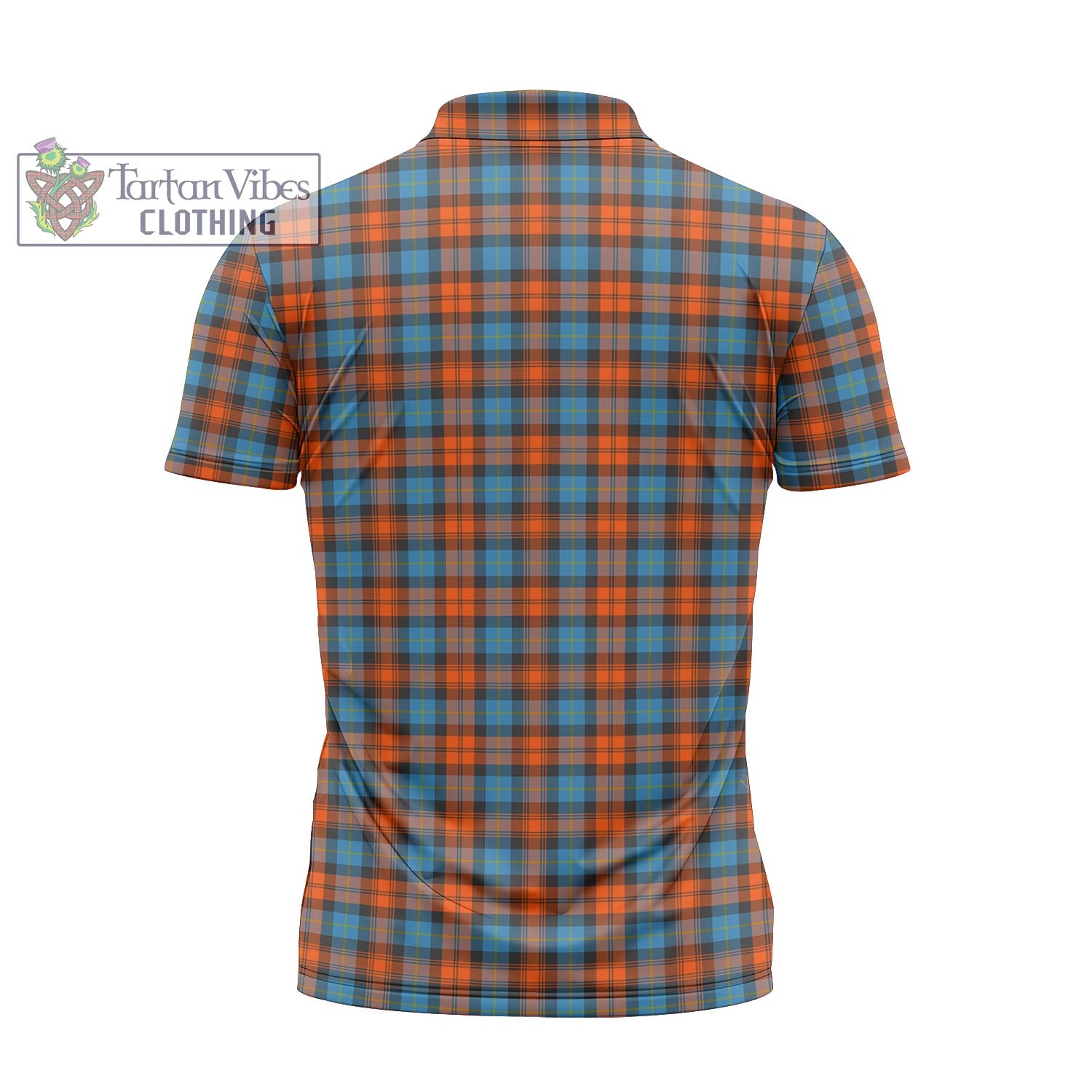 Tartan Vibes Clothing MacLachlan Ancient Tartan Zipper Polo Shirt with Family Crest