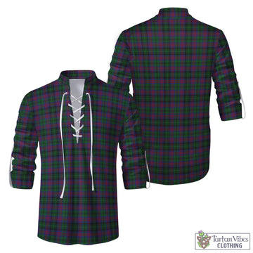 MacLachlan Hunting Tartan Men's Scottish Traditional Jacobite Ghillie Kilt Shirt