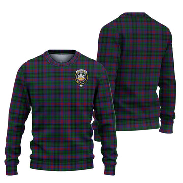 MacLachlan Hunting Tartan Ugly Sweater with Family Crest