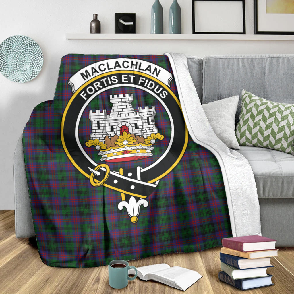 maclachlan-hunting-tartab-blanket-with-family-crest