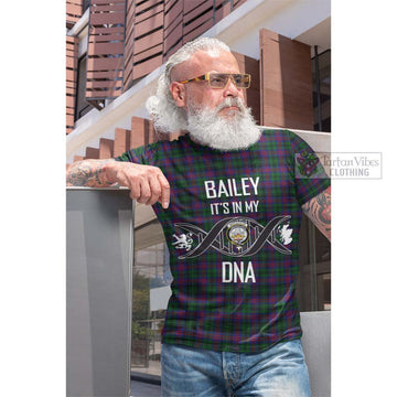 MacLachlan Hunting Tartan Cotton T-shirt with Family Crest DNA In Me Style