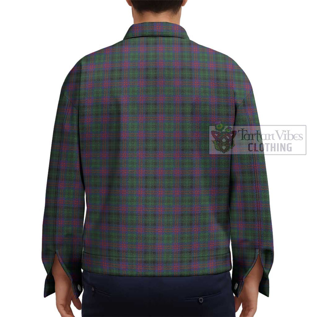 MacLachlan Hunting Tartan Unisex Lapel Cotton Jacket - Tartan Vibes Clothing