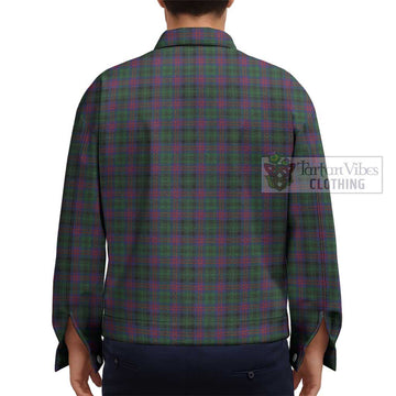 MacLachlan Hunting Tartan Unisex Lapel Cotton Jacket