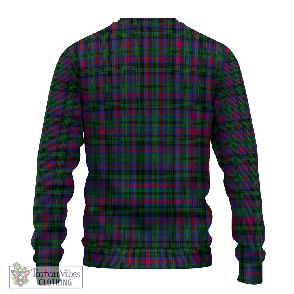 MacLachlan Hunting Tartan Knitted Sweater with Family Crest DNA In Me Style - Tartanvibesclothing Shop