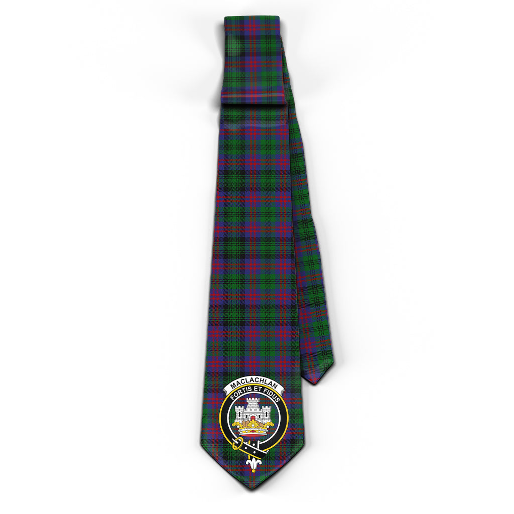 maclachlan-hunting-tartan-classic-necktie-with-family-crest