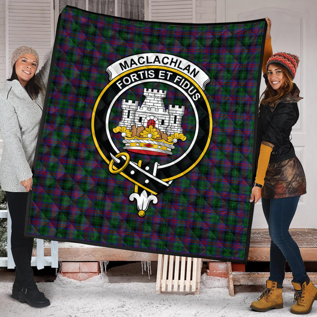 maclachlan-hunting-tartan-quilt-with-family-crest