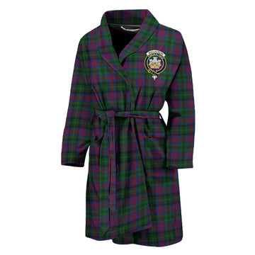 MacLachlan Hunting Tartan Bathrobe with Family Crest