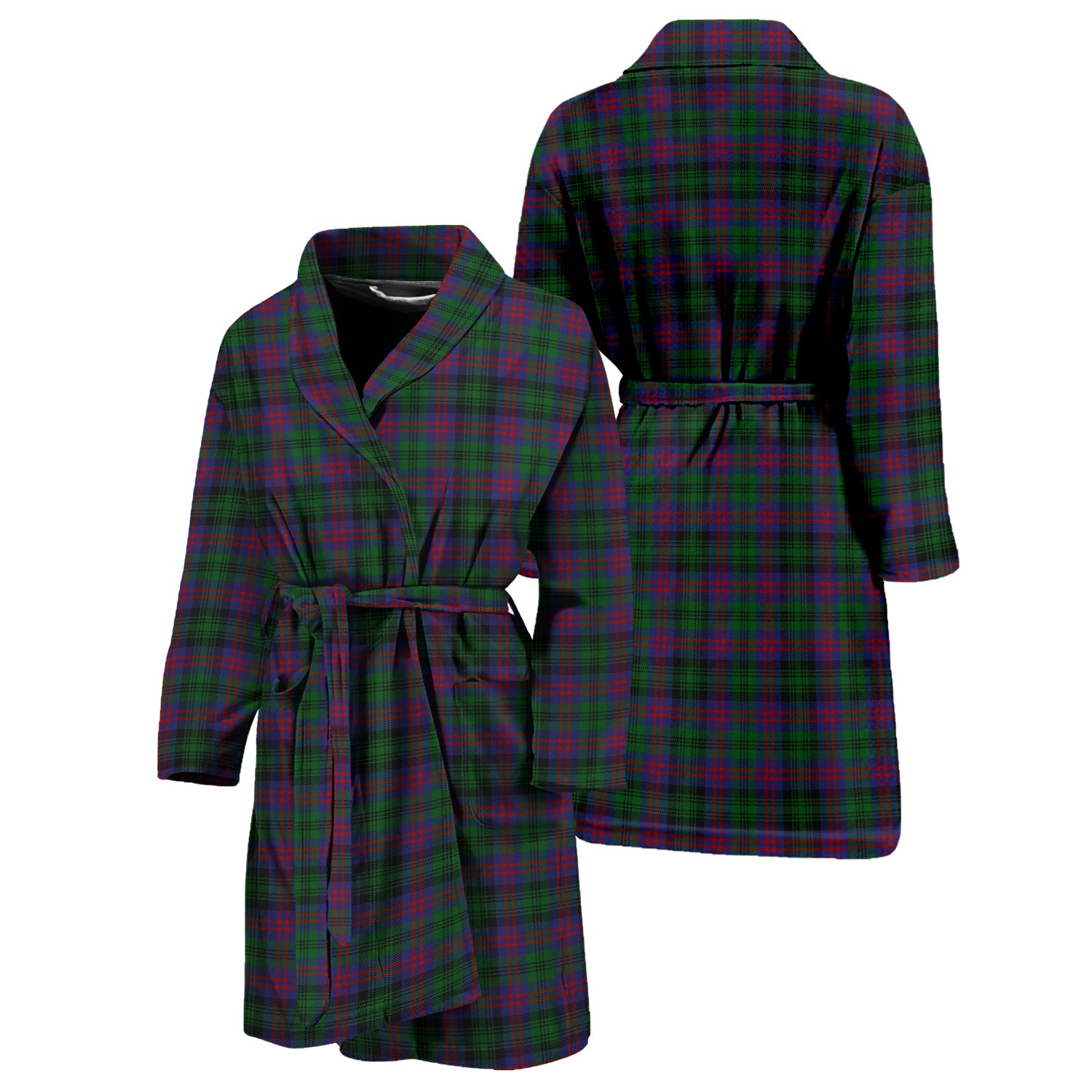 MacLachlan Hunting Tartan Bathrobe Unisex M - Tartan Vibes Clothing