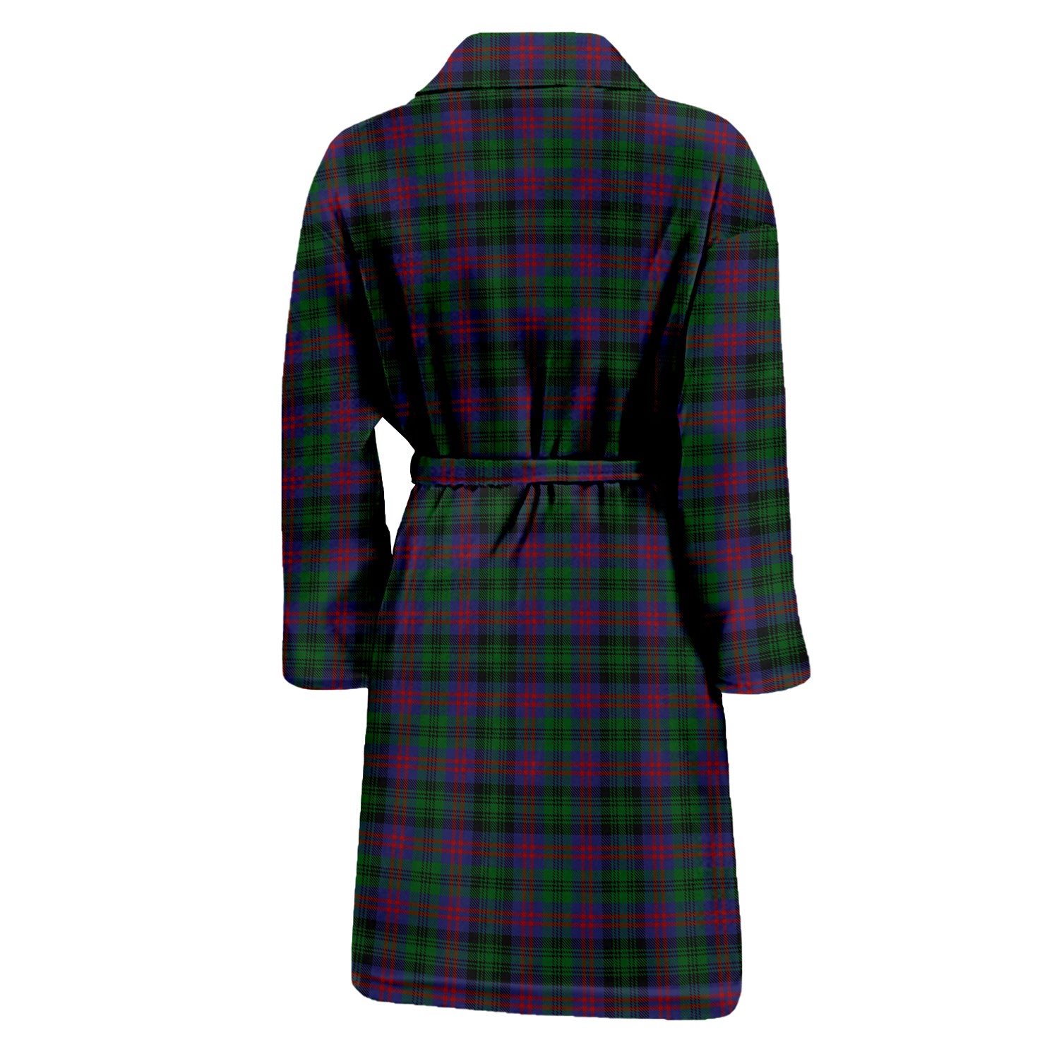 MacLachlan Hunting Tartan Bathrobe with Family Crest - Tartan Vibes Clothing