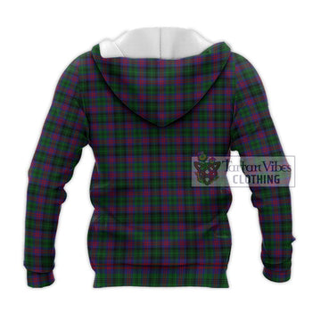 MacLachlan Hunting Tartan Knitted Hoodie with Family Crest DNA In Me Style