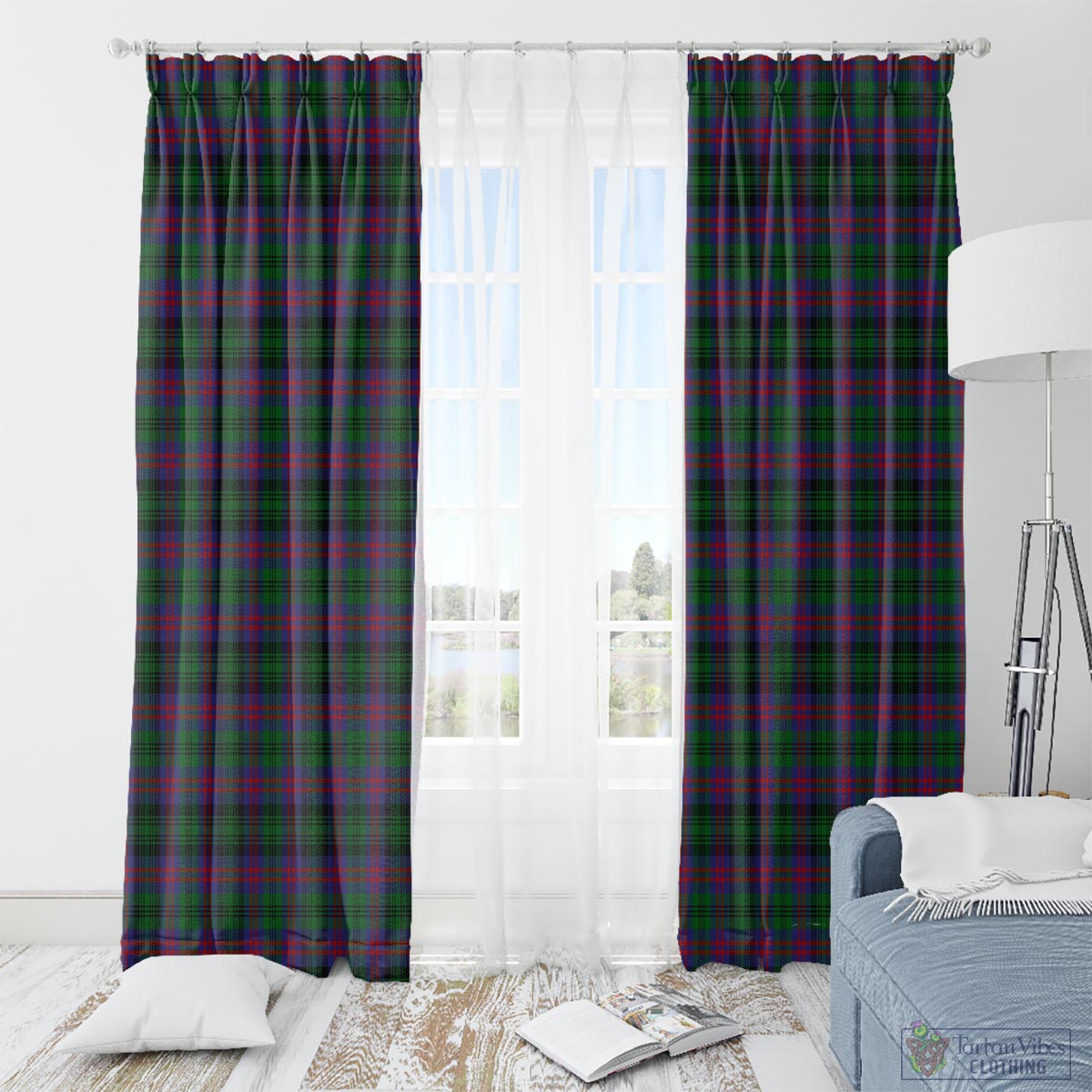 MacLachlan Hunting Tartan Window Curtain