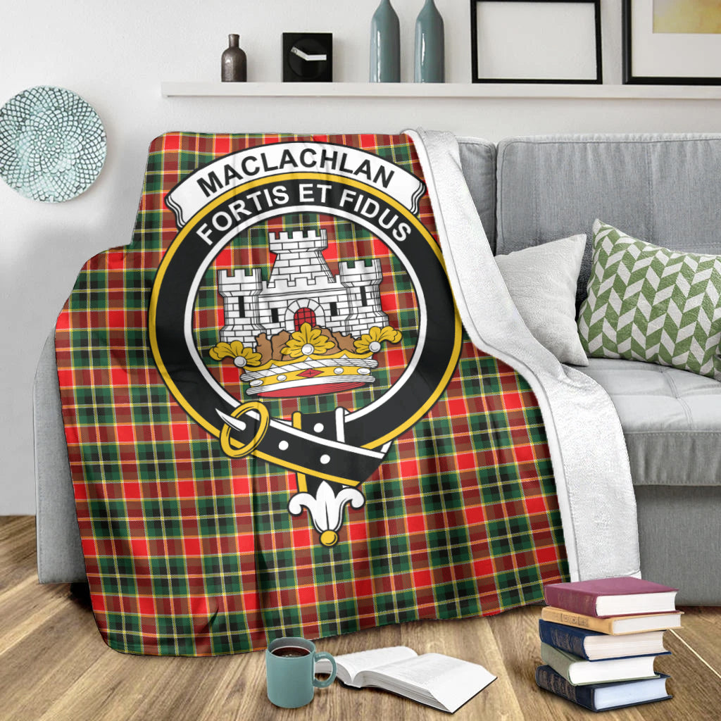 maclachlan-hunting-modern-tartab-blanket-with-family-crest