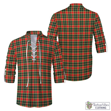 MacLachlan Hunting Modern Tartan Men's Scottish Traditional Jacobite Ghillie Kilt Shirt