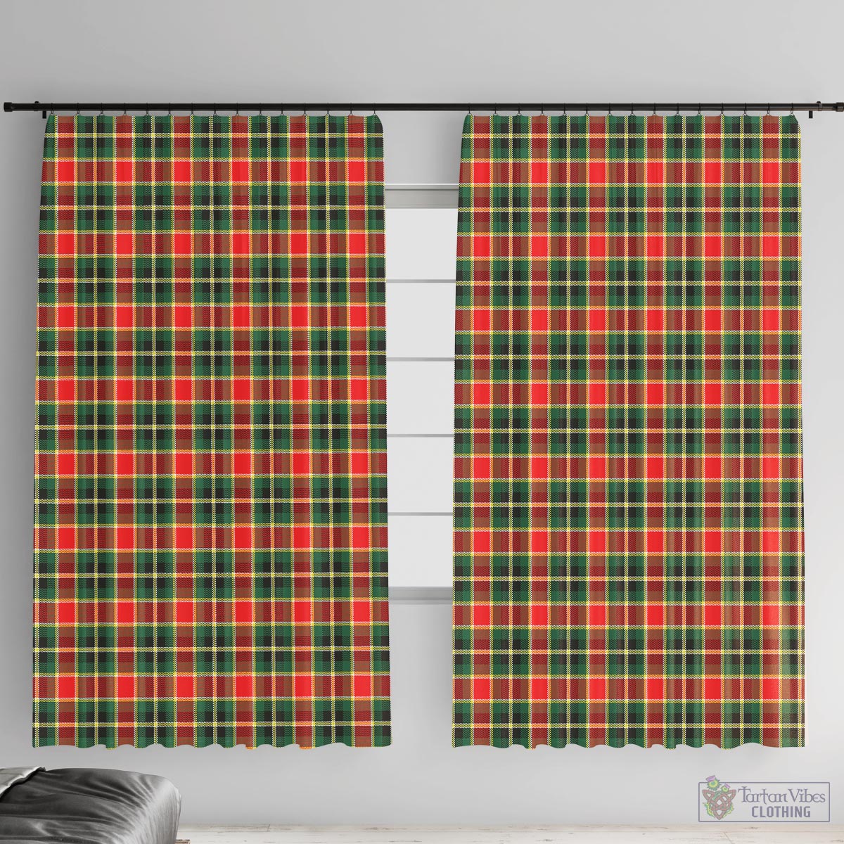 MacLachlan Hunting Modern Tartan Window Curtain