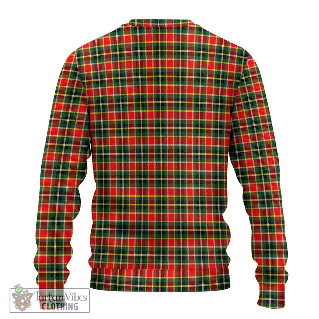 MacLachlan Hunting Modern Tartan Knitted Sweater with Family Crest DNA In Me Style - Tartanvibesclothing Shop