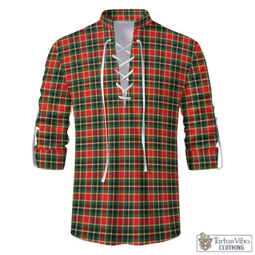 MacLachlan Hunting Modern Tartan Men's Scottish Traditional Jacobite Ghillie Kilt Shirt