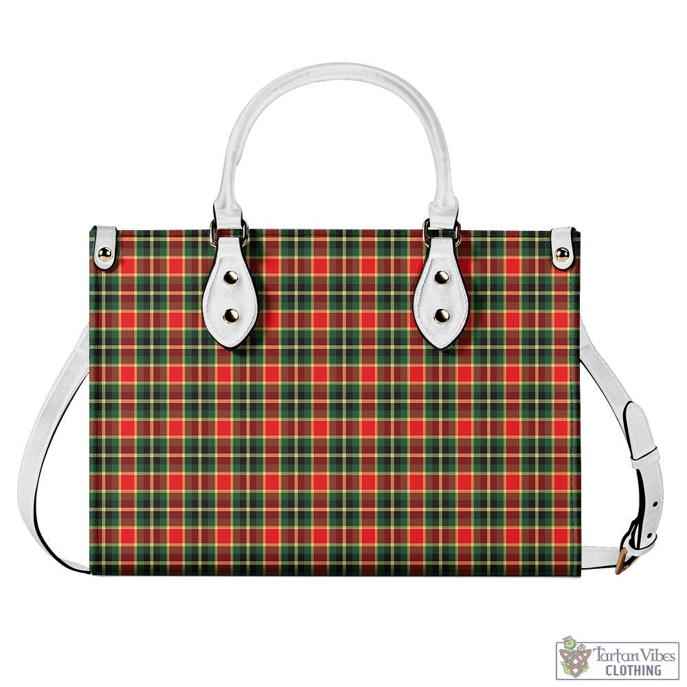 Tartan Vibes Clothing MacLachlan Hunting Modern Tartan Luxury Leather Handbags