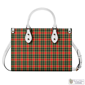 MacLachlan Hunting Modern Tartan Luxury Leather Handbags