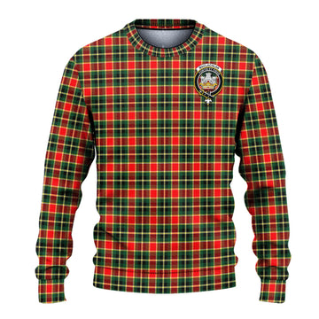 MacLachlan Hunting Modern Tartan Ugly Sweater with Family Crest