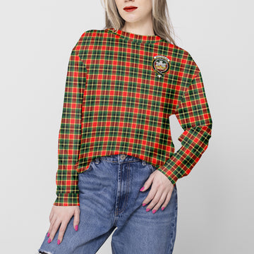 MacLachlan Hunting Modern Tartan Sweatshirt with Family Crest