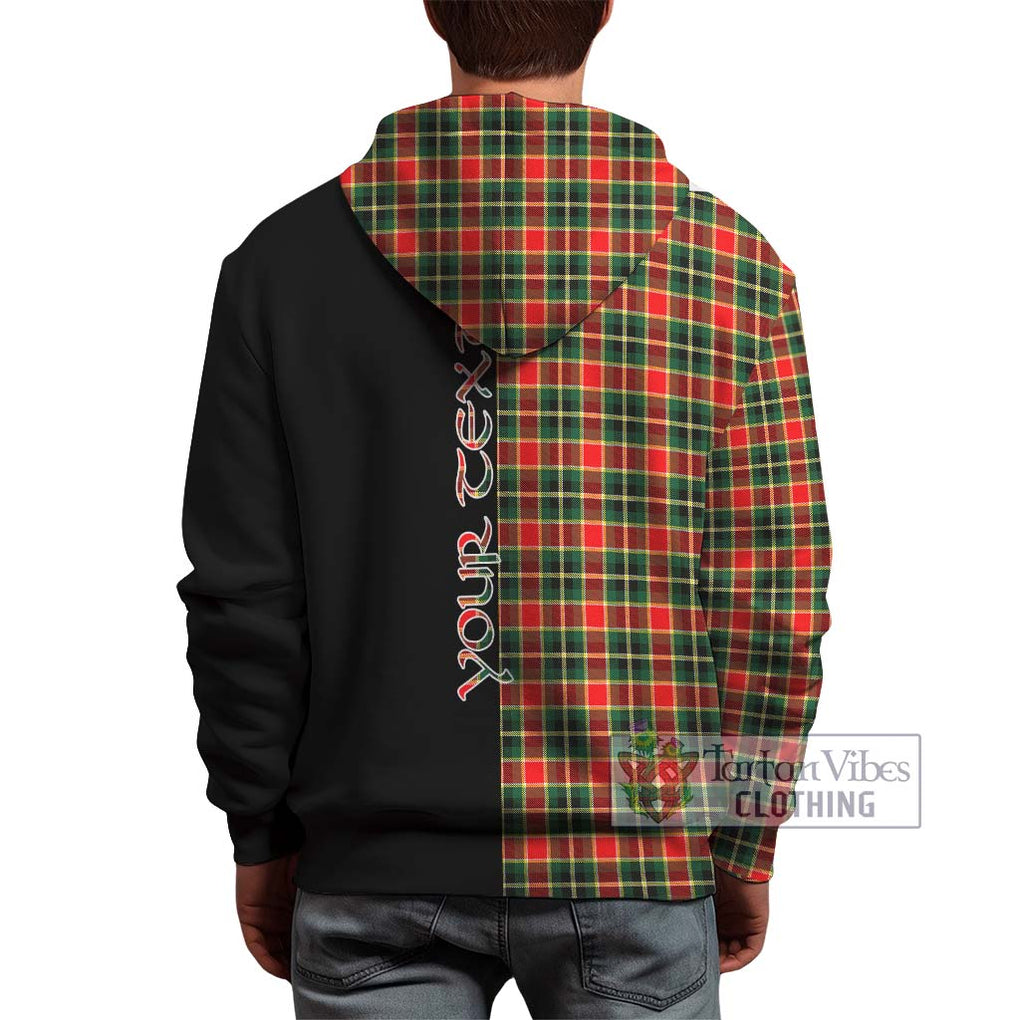 MacLachlan Hunting Modern Tartan Hoodie with Family Crest and Half Of Me Style - Tartanvibesclothing Shop