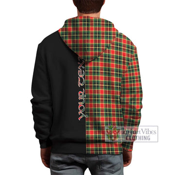 MacLachlan Hunting Modern Tartan Hoodie with Family Crest and Half Of Me Style