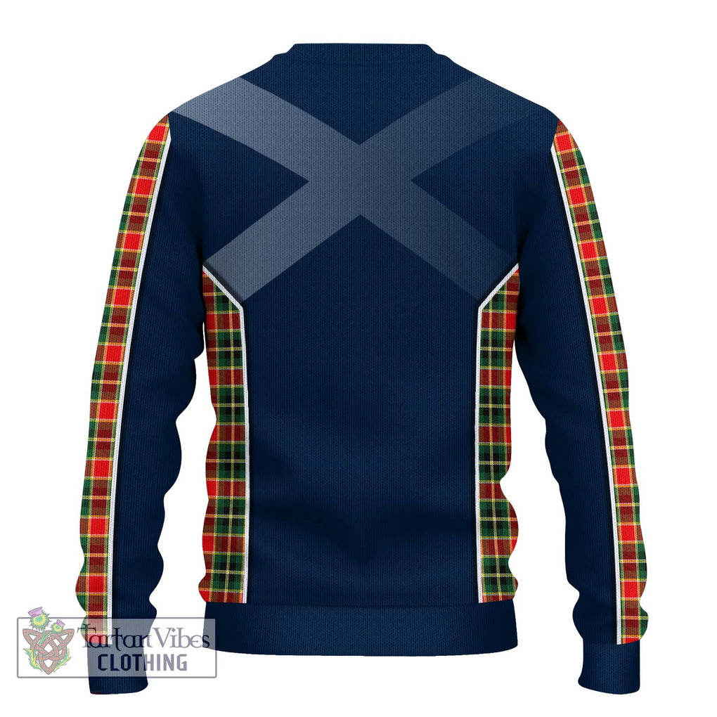 MacLachlan Hunting Modern Tartan Knitted Sweater with Family Crest and Lion Rampant Vibes Sport Style - Tartan Vibes Clothing