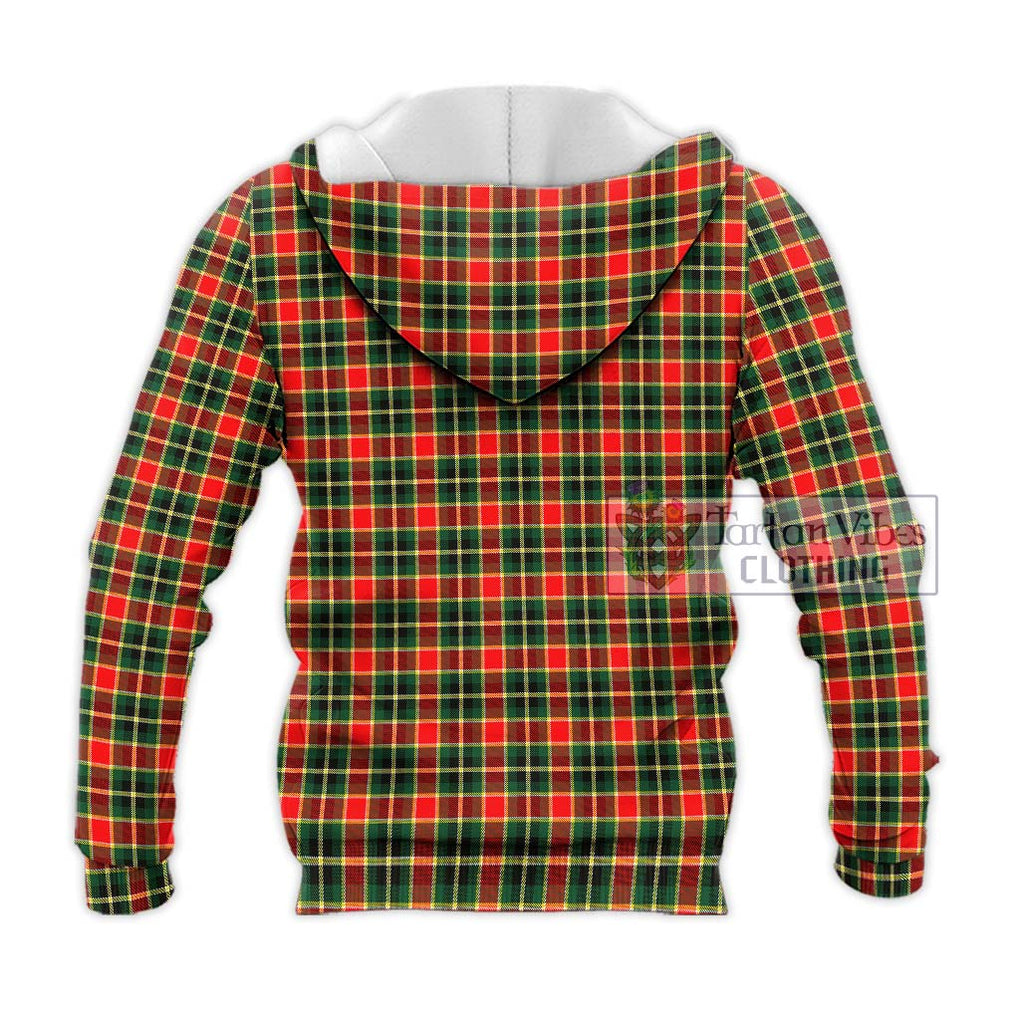 MacLachlan Hunting Modern Tartan Knitted Hoodie with Family Crest DNA In Me Style - Tartanvibesclothing Shop