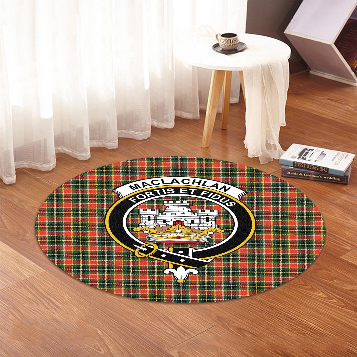 maclachlan-hunting-modern-tartan-round-rug-with-family-crest