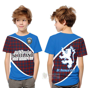 MacLachlan (McLachlan) Family Crest Tartan Kid T-Shirt Celebrate Saint Andrew's Day in Style