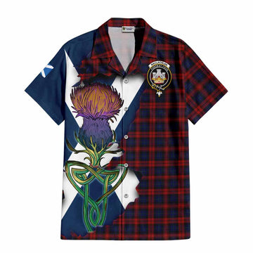 MacLachlan (McLachlan) Tartan Family Crest Hawaiian Shirt Scottish Thistle Celtic Inspired Kid - Tartan Vibes Clothing