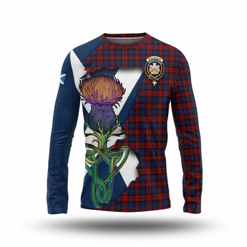 MacLachlan (McLachlan) Tartan Family Crest Long Sleeve T-Shirt Scottish Thistle Celtic Inspired Unisex - Tartan Vibes Clothing
