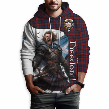 MacLachlan (McLachlan) Crest Tartan Hoodie Inspired by the Freedom of Scottish Warrior