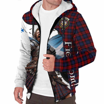 MacLachlan (McLachlan) Crest Tartan Sherpa Hoodie Inspired by the Freedom of Scottish Warrior