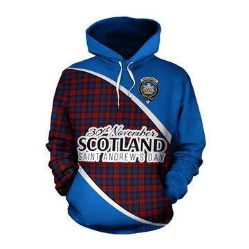 MacLachlan (McLachlan) Family Crest Tartan Cotton Hoodie Celebrate Saint Andrew's Day in Style