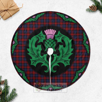 MacLachlan (McLachlan) Tartan Christmas Tree Skirt Scottish Thistle Style