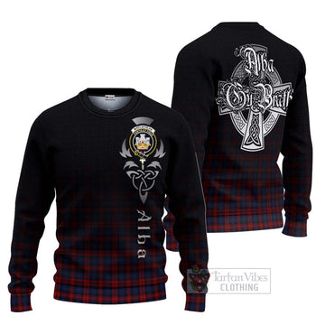 MacLachlan (McLachlan) Tartan Ugly Sweater Featuring Alba Gu Brath Family Crest Celtic Inspired