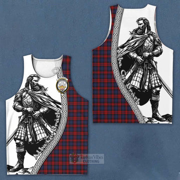 MacLachlan (McLachlan) Tartan Clan Crest Men's Tank Top with Highlander Warrior Celtic Style