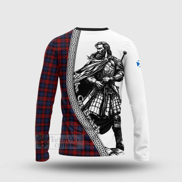 MacLachlan (McLachlan) Tartan Clan Crest Long Sleeve T-Shirt with Highlander Warrior Celtic Style