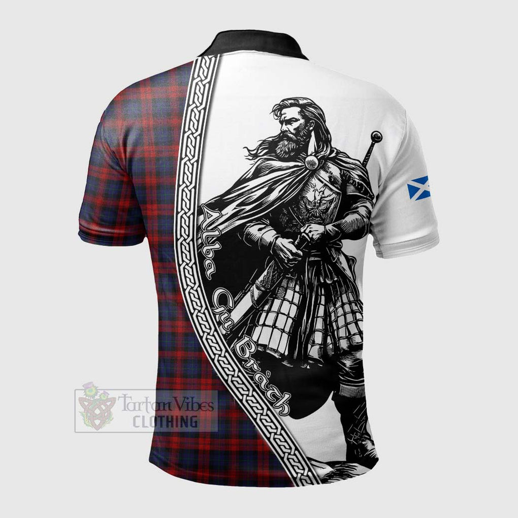 Tartan Vibes Clothing MacLachlan (McLachlan) Tartan Clan Crest Polo Shirt with Highlander Warrior Celtic Style