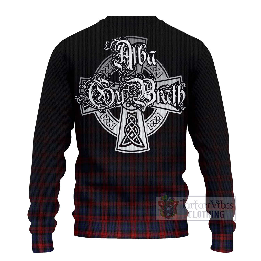 Tartan Vibes Clothing MacLachlan (McLachlan) Tartan Knitted Sweater Featuring Alba Gu Brath Family Crest Celtic Inspired