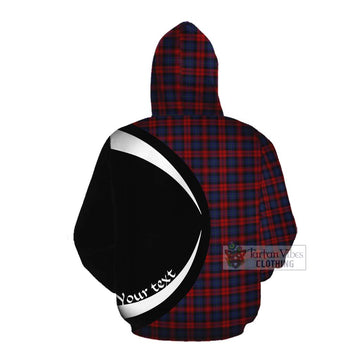 MacLachlan (McLachlan) Tartan Cotton Hoodie with Family Crest Circle Style