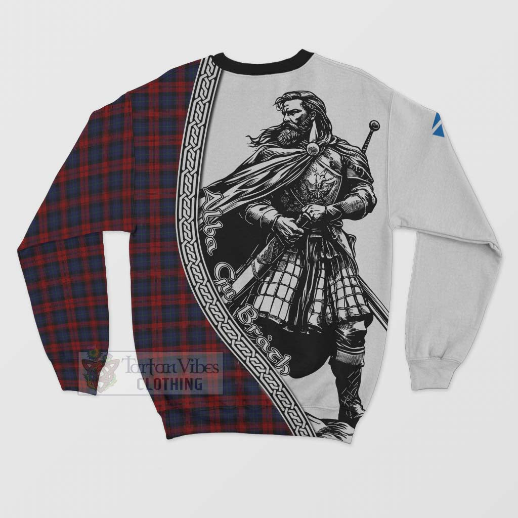 Tartan Vibes Clothing MacLachlan (McLachlan) Tartan Clan Crest Sweatshirt with Highlander Warrior Celtic Style