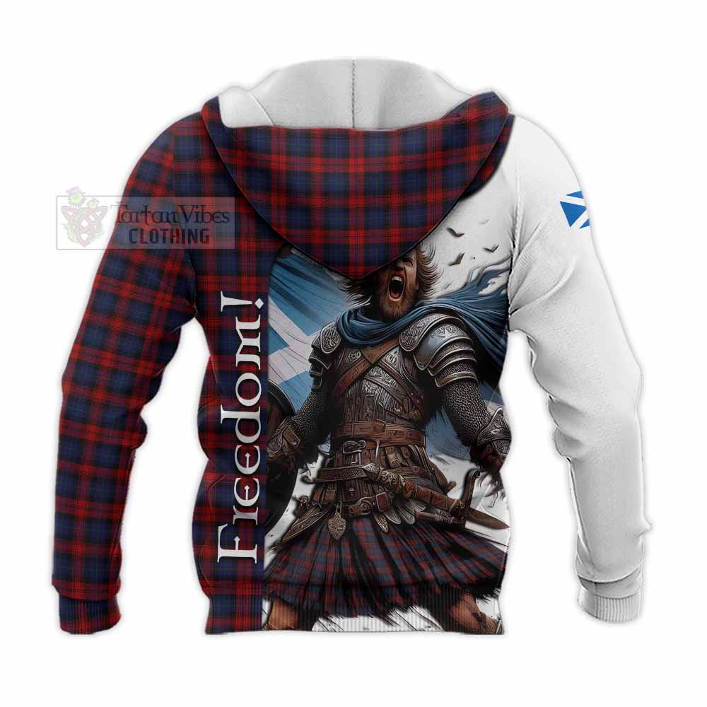 Tartan Vibes Clothing MacLachlan (McLachlan) Crest Tartan Knitted Hoodie Inspired by the Freedom of Scottish Warrior