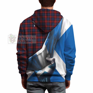 MacLachlan (McLachlan) Tartan Hoodie with Family Crest Scotland Patriotic Style